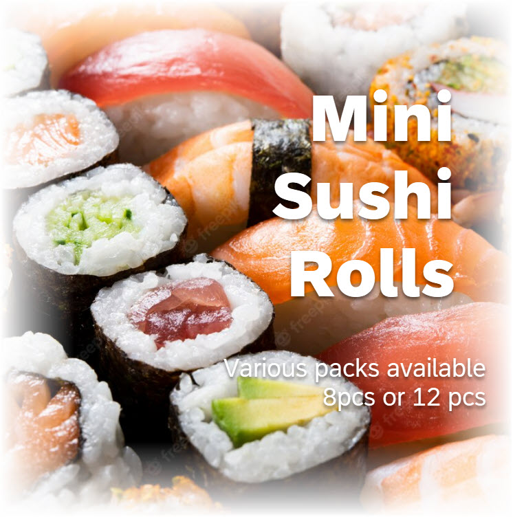 Mini Sushi Rolls (GF Available)
