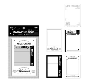 15 Sheets Vintage Magazine Box Frame